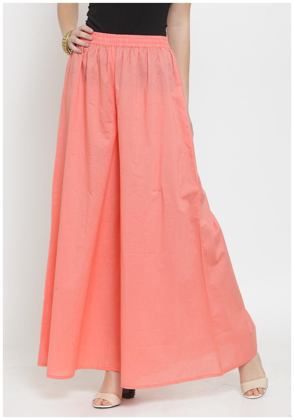 

Kiaasa Women Cotton Palazzo Pink color