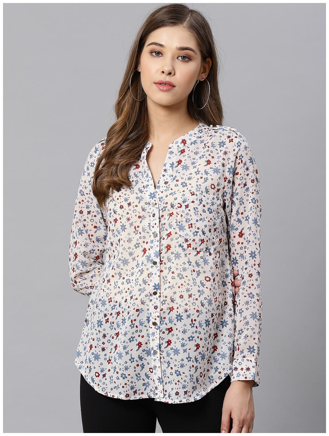 

KIAASA Women Floral Regular top - Multi