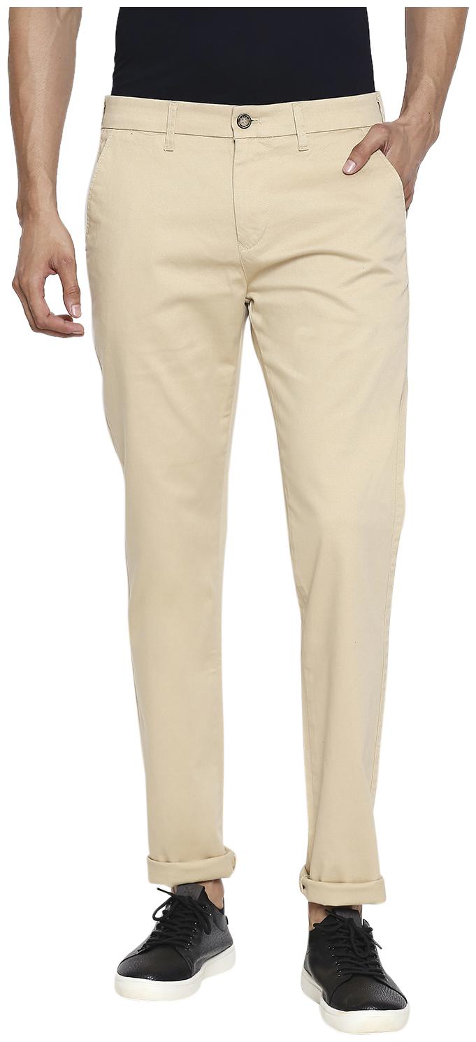 

Killer Men Beige Solid Slim fit Regular trousers