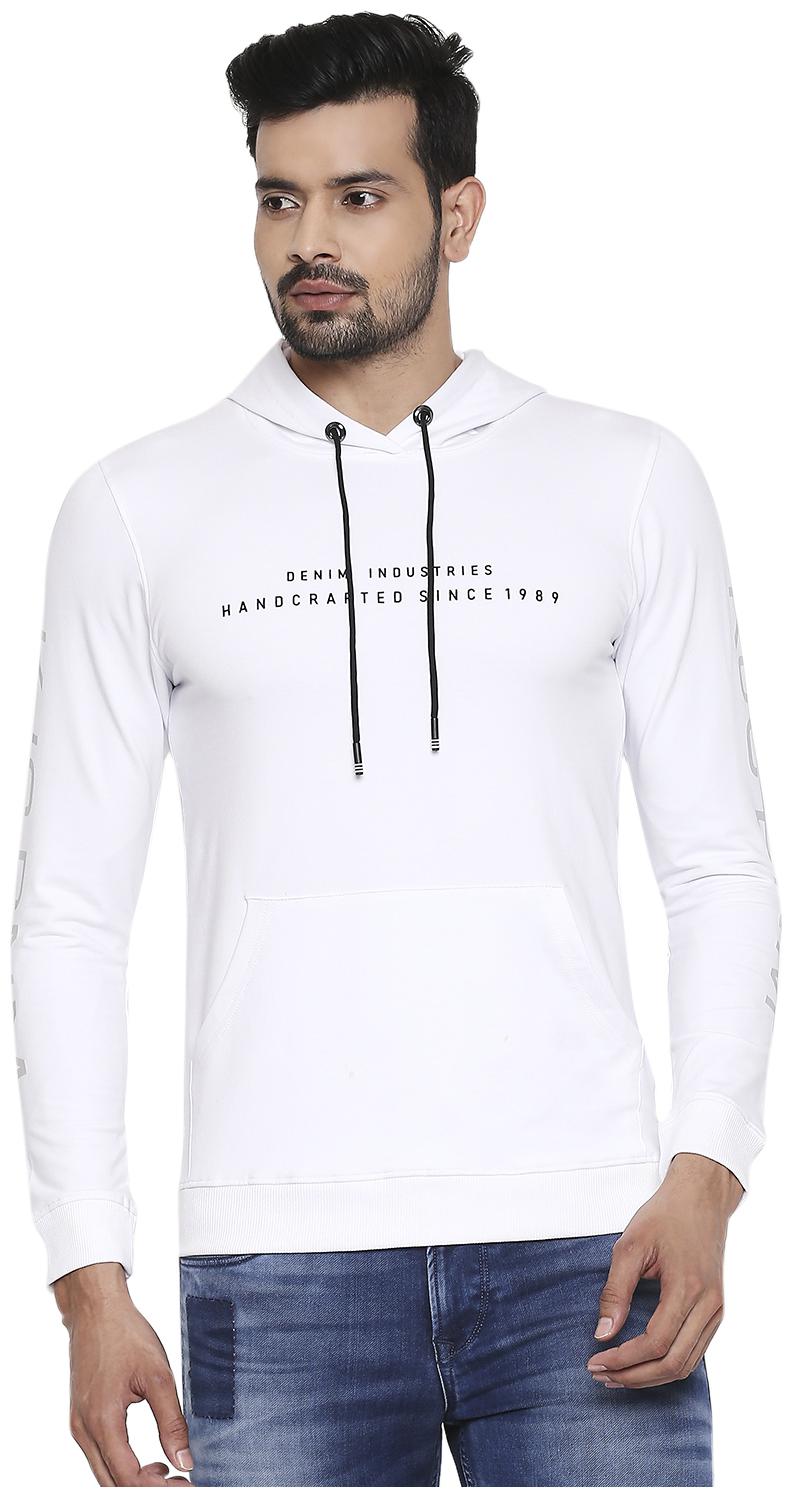 

Killer Men White Hooded Hoodie