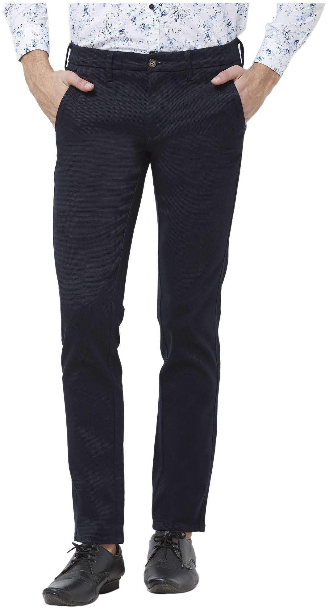 

Killer Men Blue Solid Slim fit Regular trousers