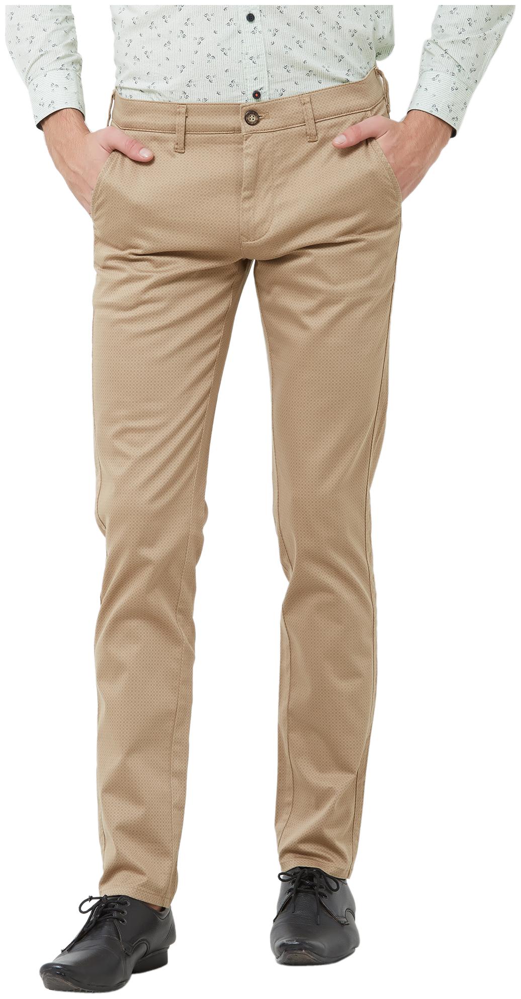 

Killer Men Beige Solid Slim fit Regular trousers