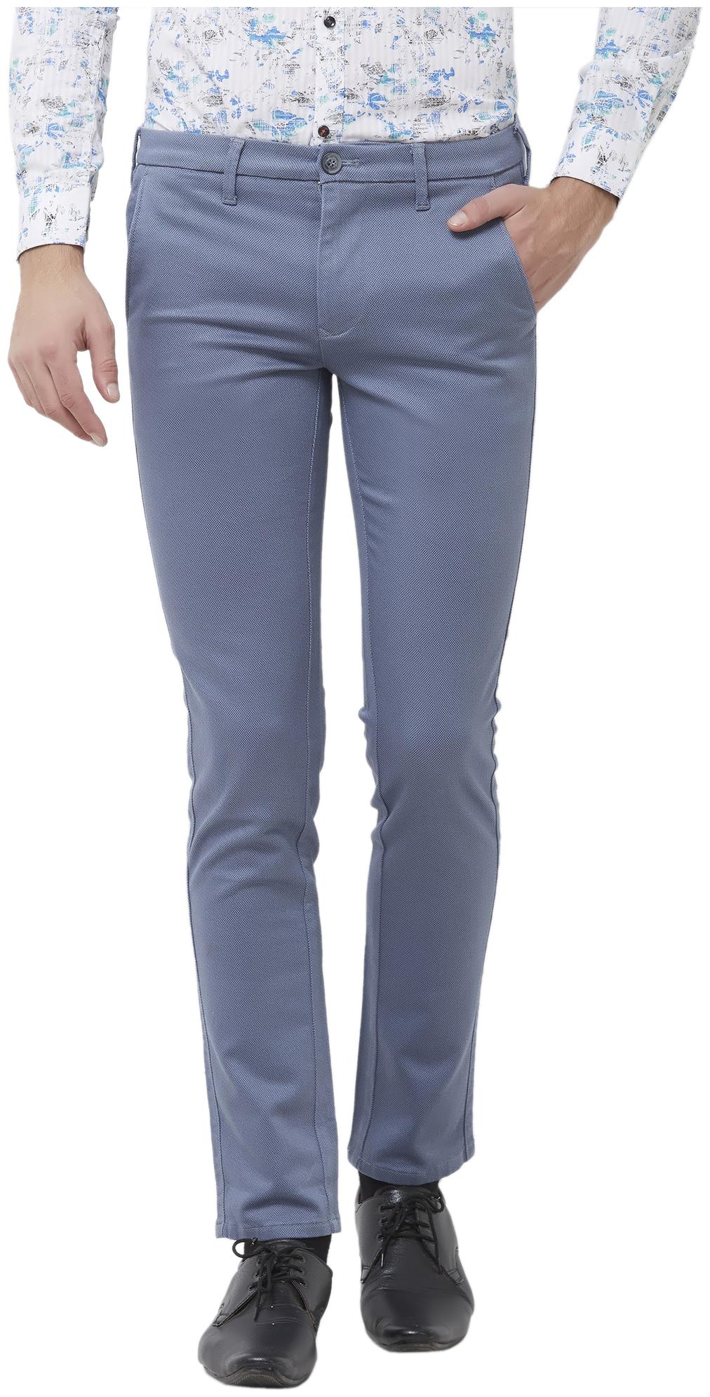 

Killer Men Blue Solid Slim fit Regular trousers