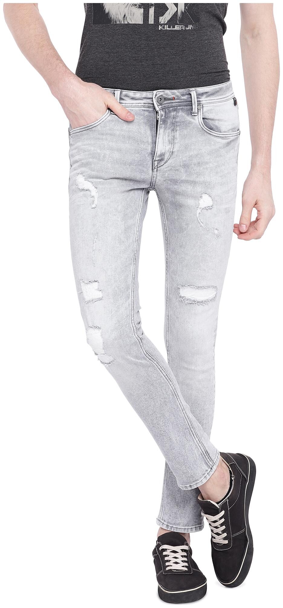 

Killer Men Grey Slim Fit Jeans
