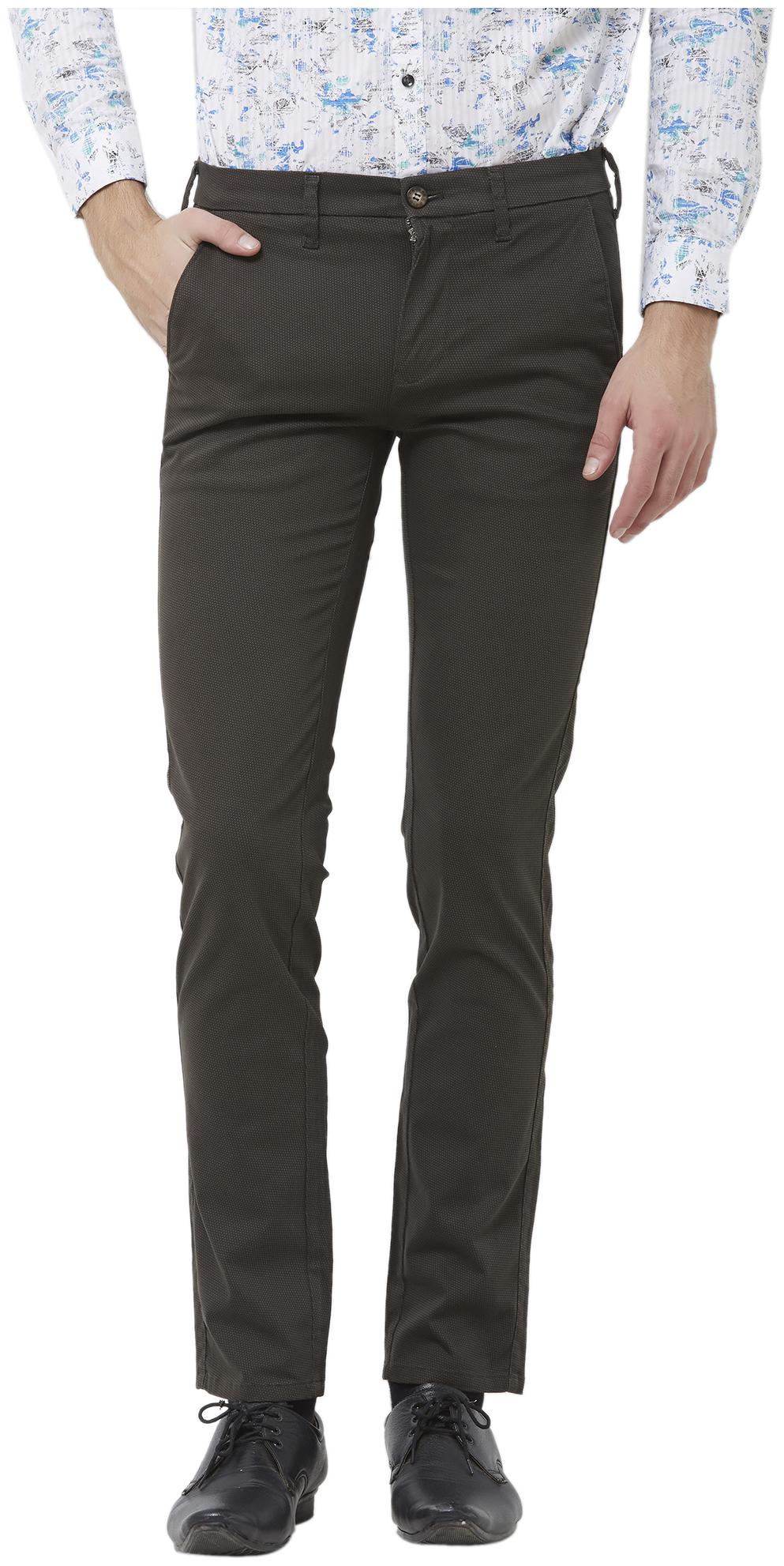 

Killer Men Green Solid Slim fit Regular trousers