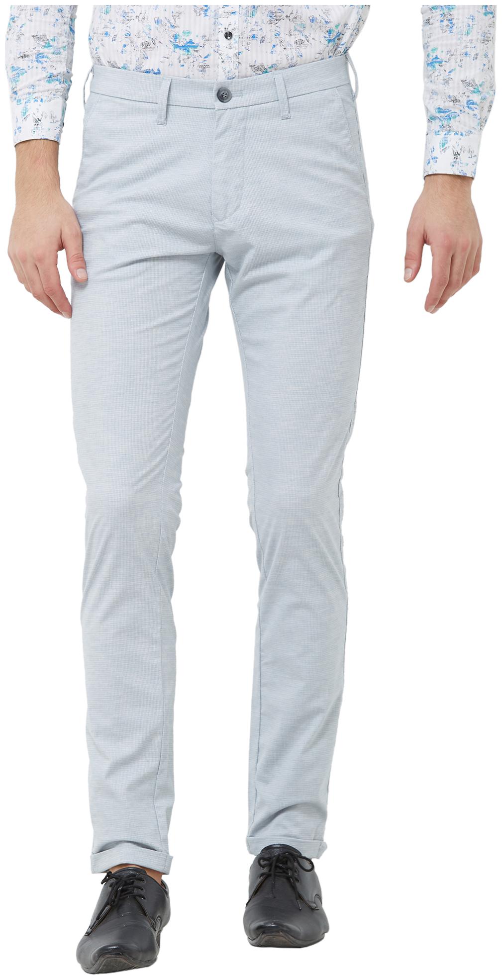 

Killer Men Grey Solid Slim fit Regular trousers
