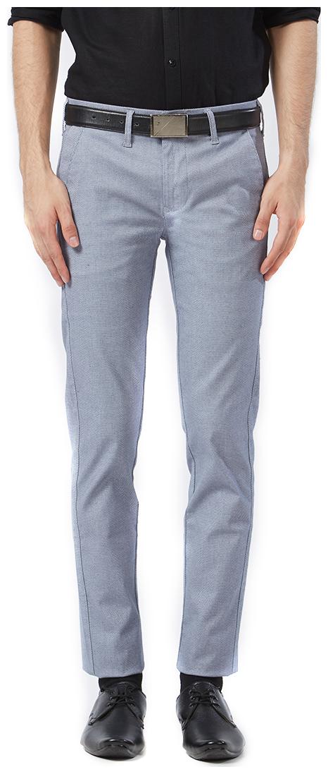 

Killer Men Solid Slim Fit Formal Trouser - Blue