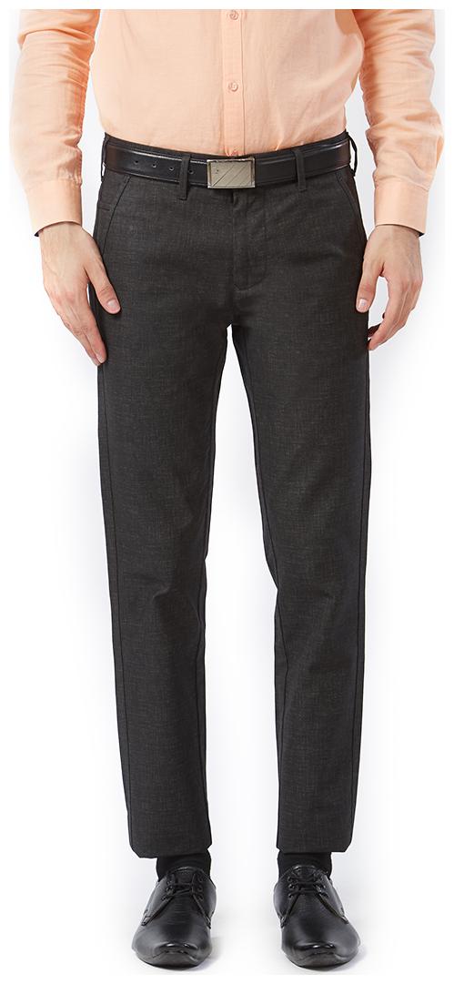 

Killer Men Solid Slim Fit Formal Trouser - Brown