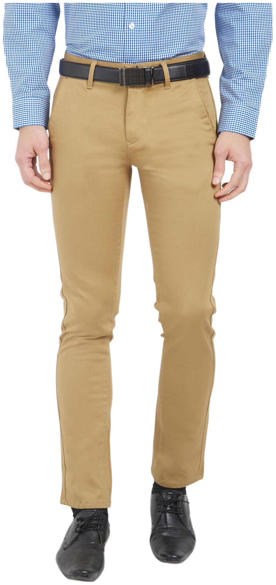 

Killer Men Beige Solid Slim fit Regular trousers