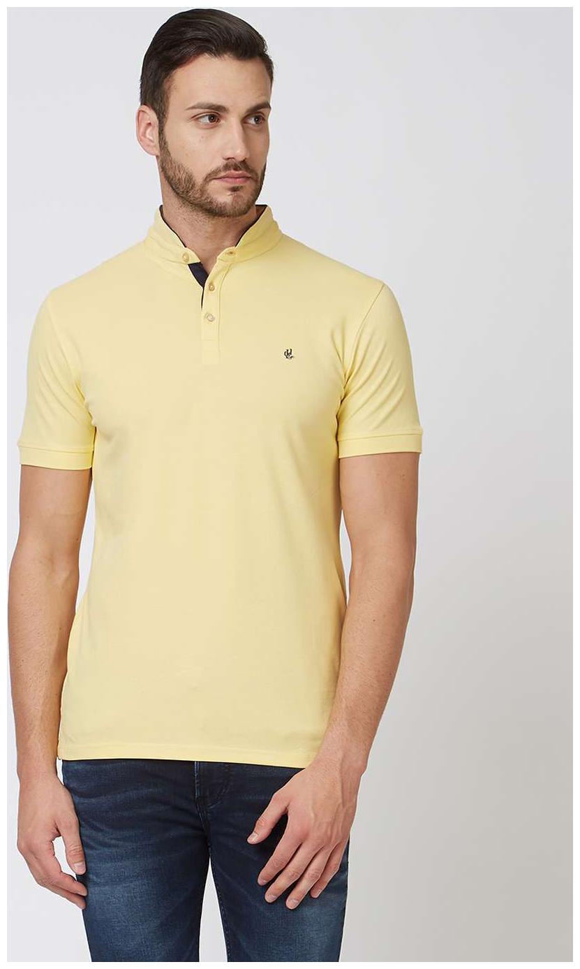 

Killer Men Yellow Regular fit Cotton Polo collar T-Shirt - Pack Of 1