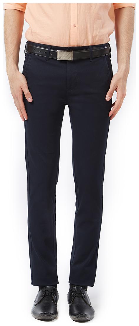 

Killer Men Solid Slim Fit Formal Trouser - Blue