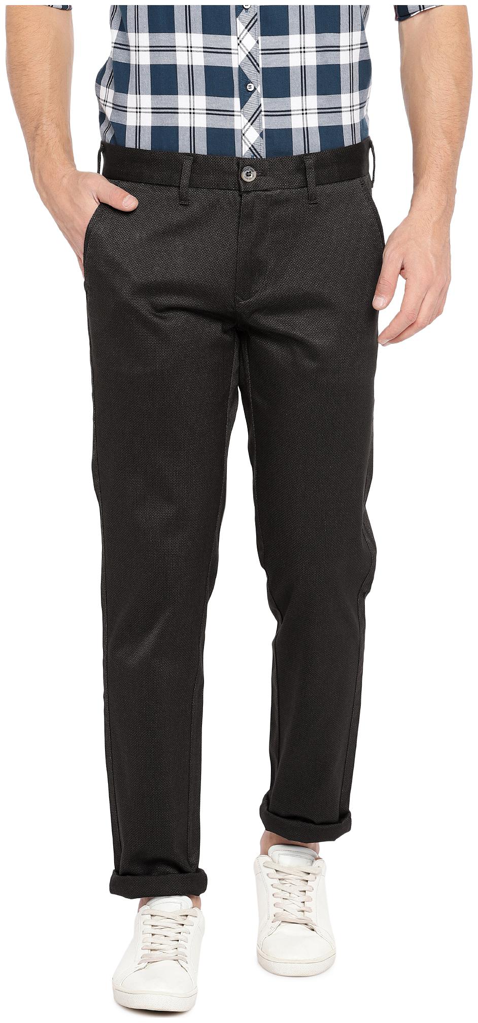 

Killer Men Brown Solid Slim fit Regular trousers