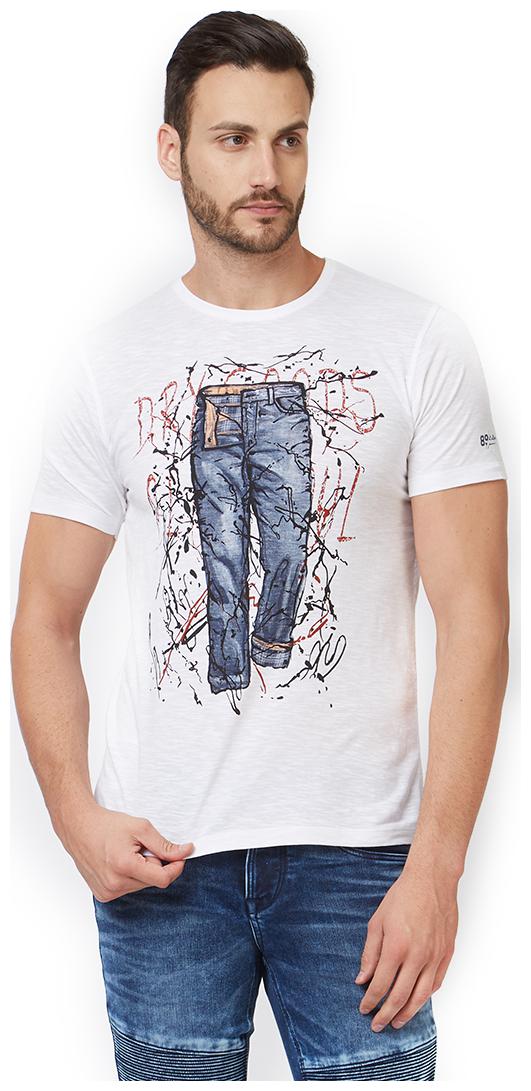 

Killer Men White Slim fit Cotton V neck T-Shirt - Pack Of 1