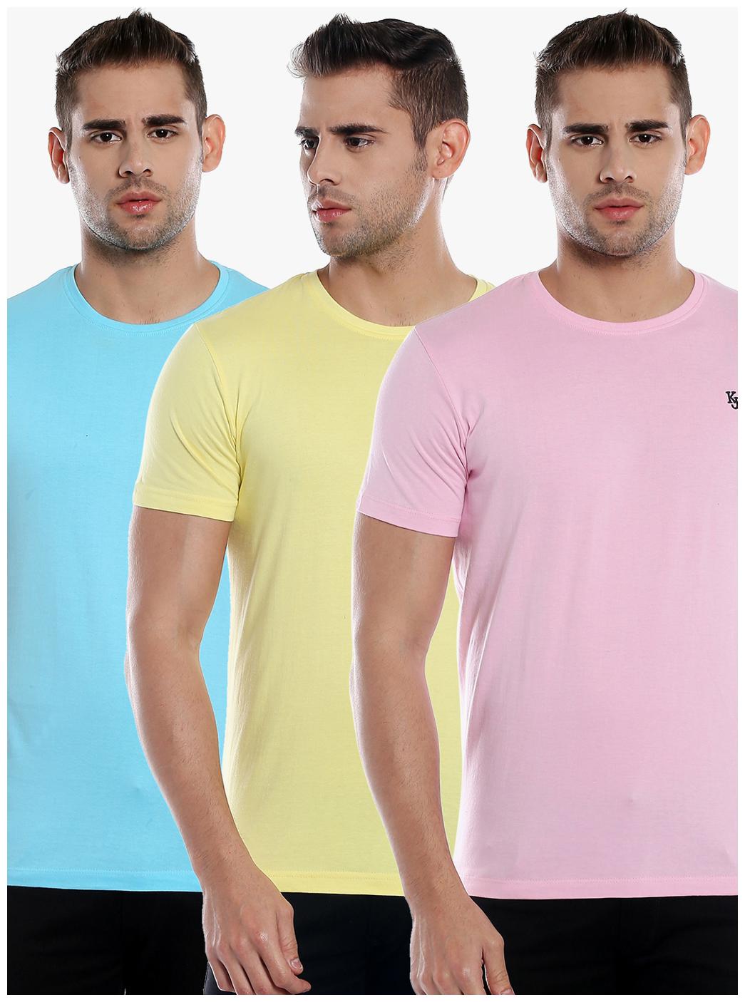 

Killer Men Multi Slim fit Cotton Round neck T-Shirt - Pack Of 3