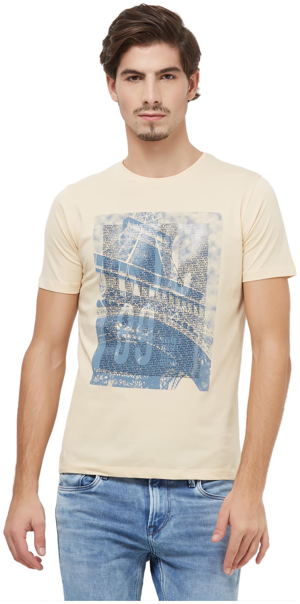 

Killer Men Yellow Slim fit Cotton Blend Round neck T-Shirt - Pack Of 1