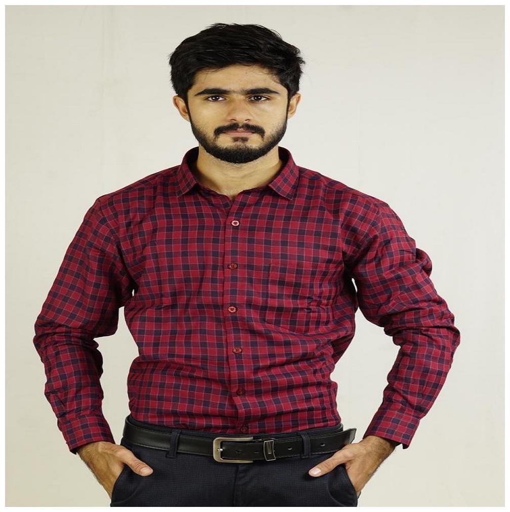 

KINGS COLLAR Men Regular fit Formal Shirt - Maroon