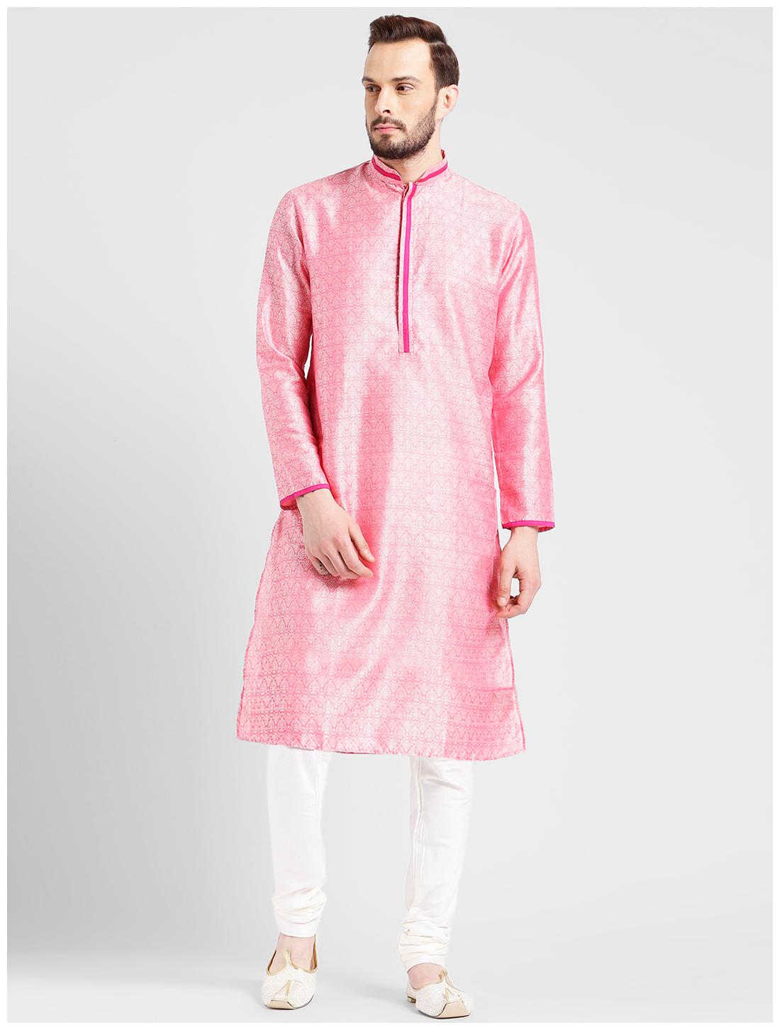 

Kisah Men White Slim Fit Kurta
