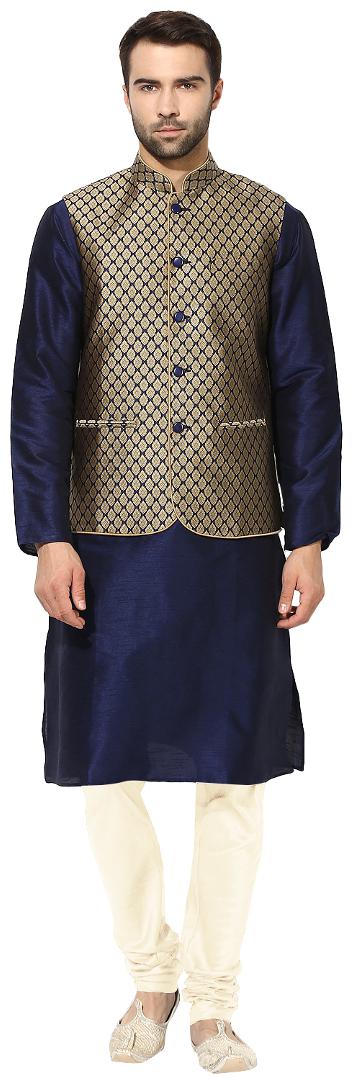 

Kisah Men Blue Regular Fit Kurta