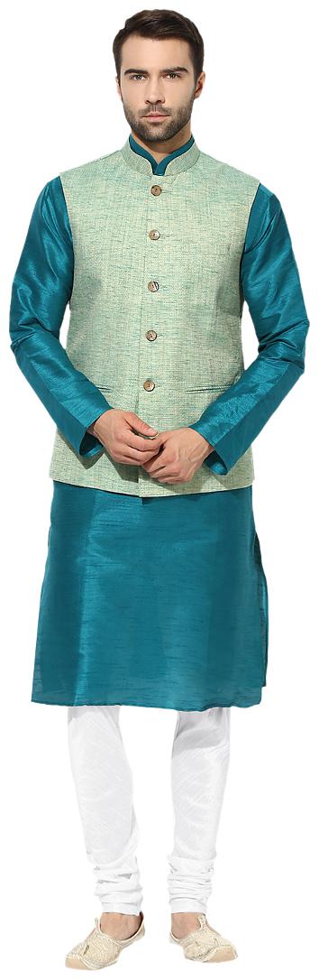 

Kisah Men Blue Slim Fit Kurta
