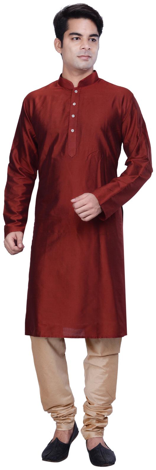 

Kisah Men Red Regular Fit Kurta