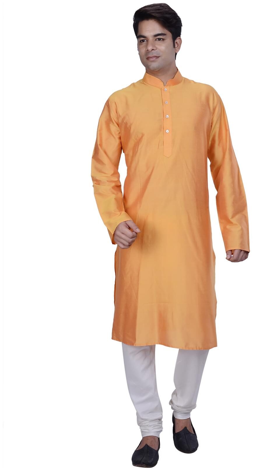 

Kisah Men Orange Regular Fit Kurta