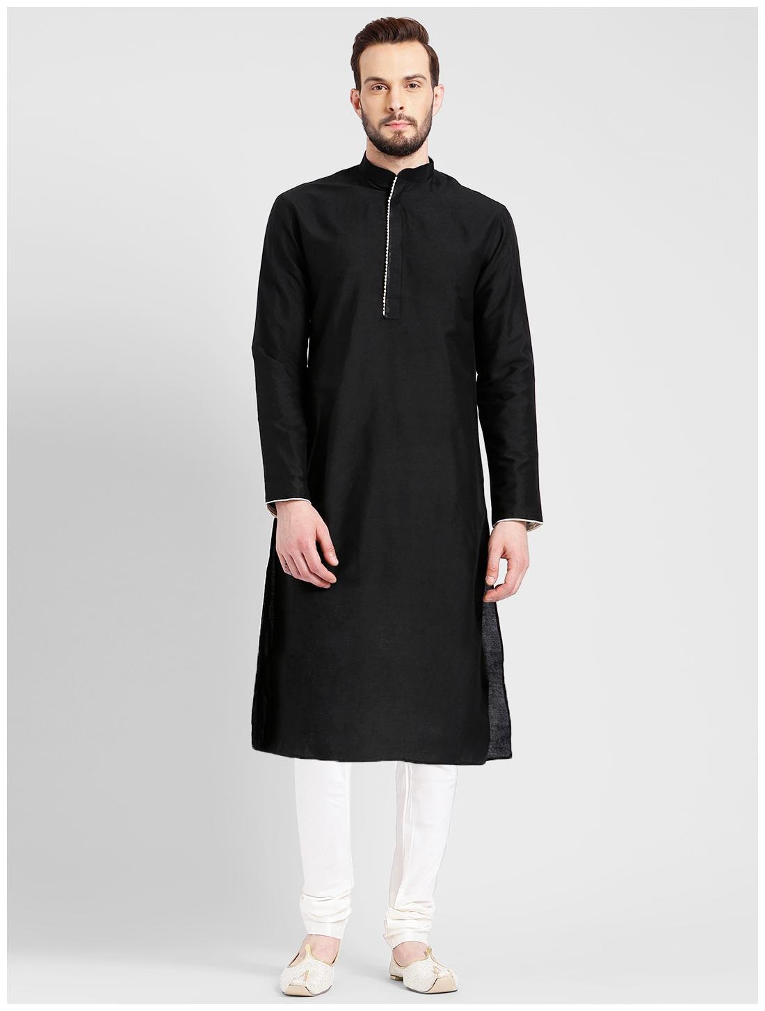 

Kisah Men Black Regular Fit Kurta