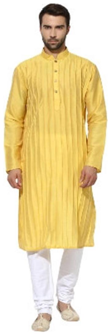 

Kisah Men Yellow Regular Fit Kurta
