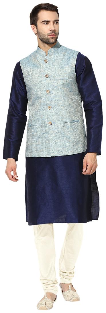 

Kisah Men Blue Slim Fit Kurta