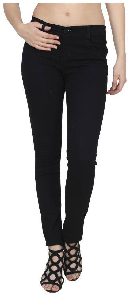 KISSERO Women Black Slim fit Jegging