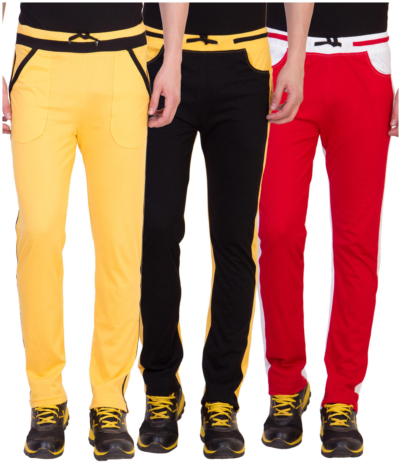 

Kissero Cotton Track Pants For Men Multi Color