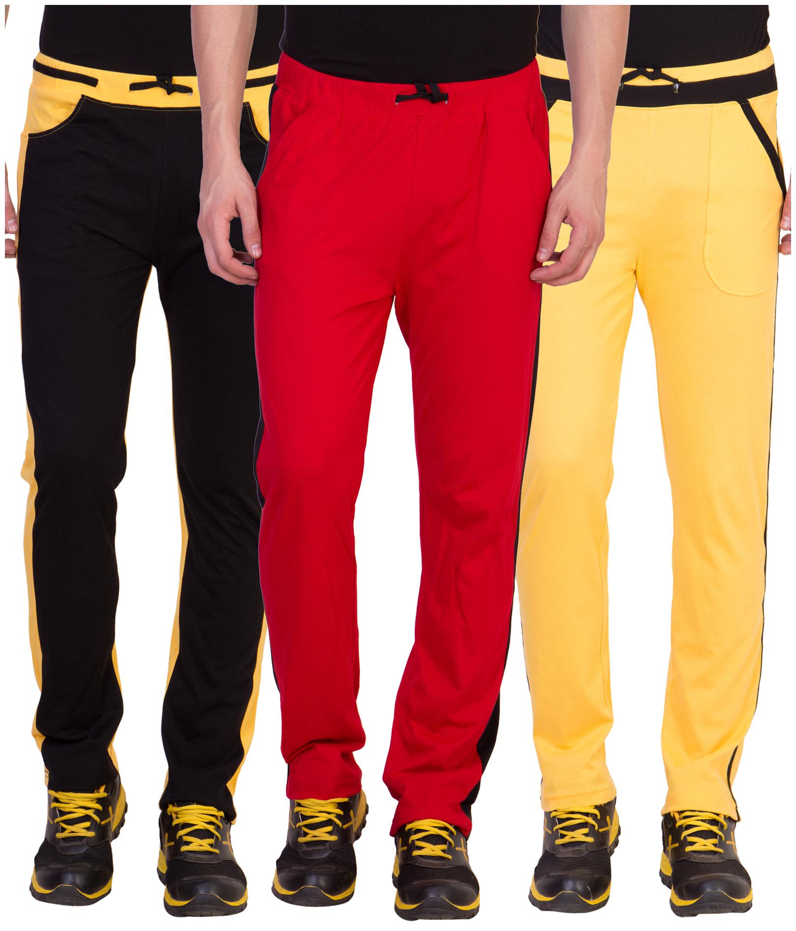 

Kissero Cotton Track Pants For Men Multi Color