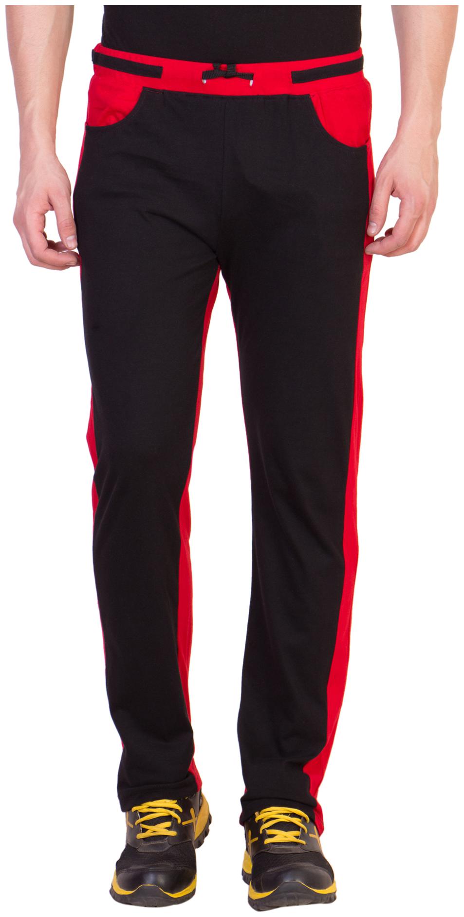 

Kissero Cotton Track Pants For Men Black Color