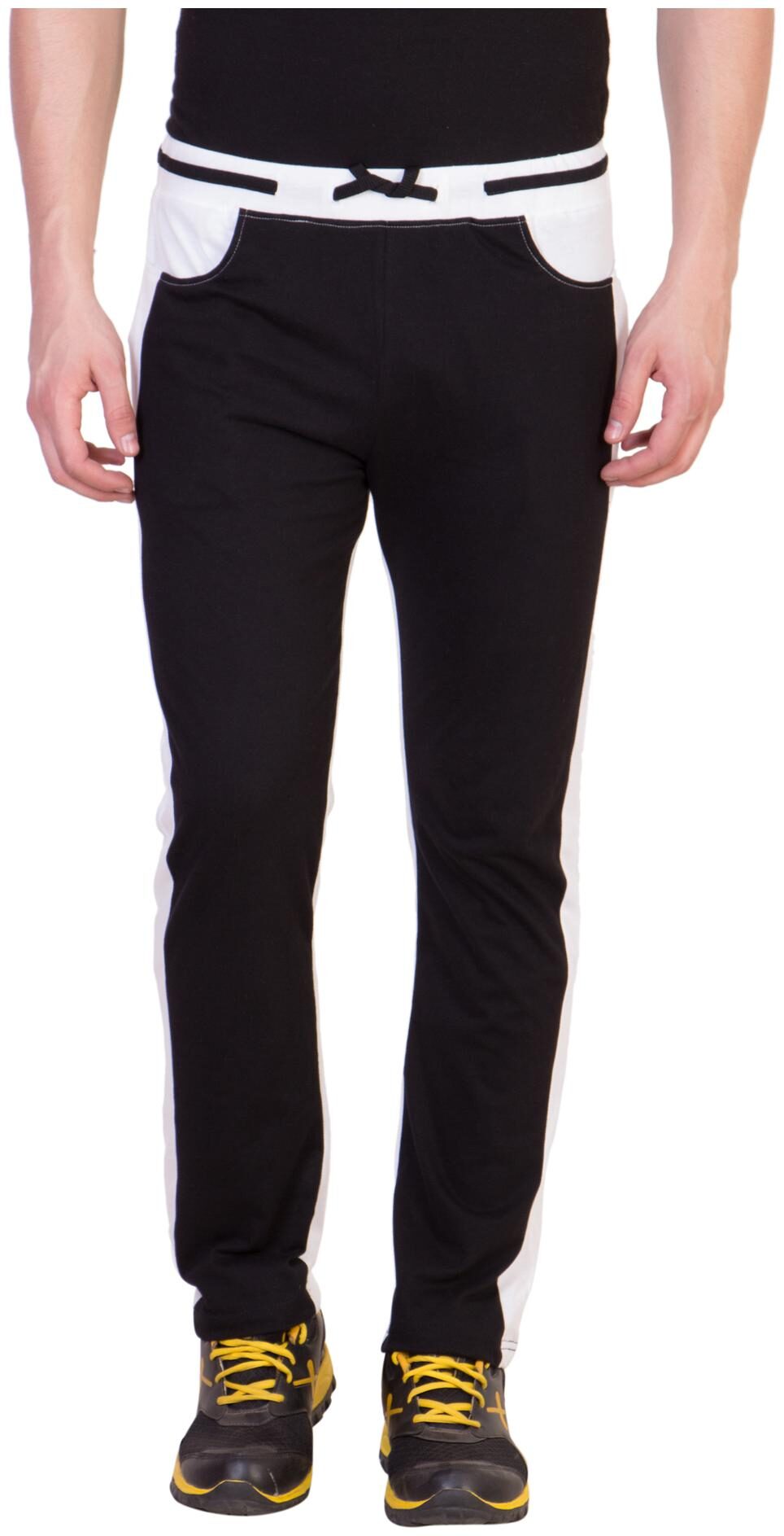 

Kissero Cotton Track Pants For Men Black Color