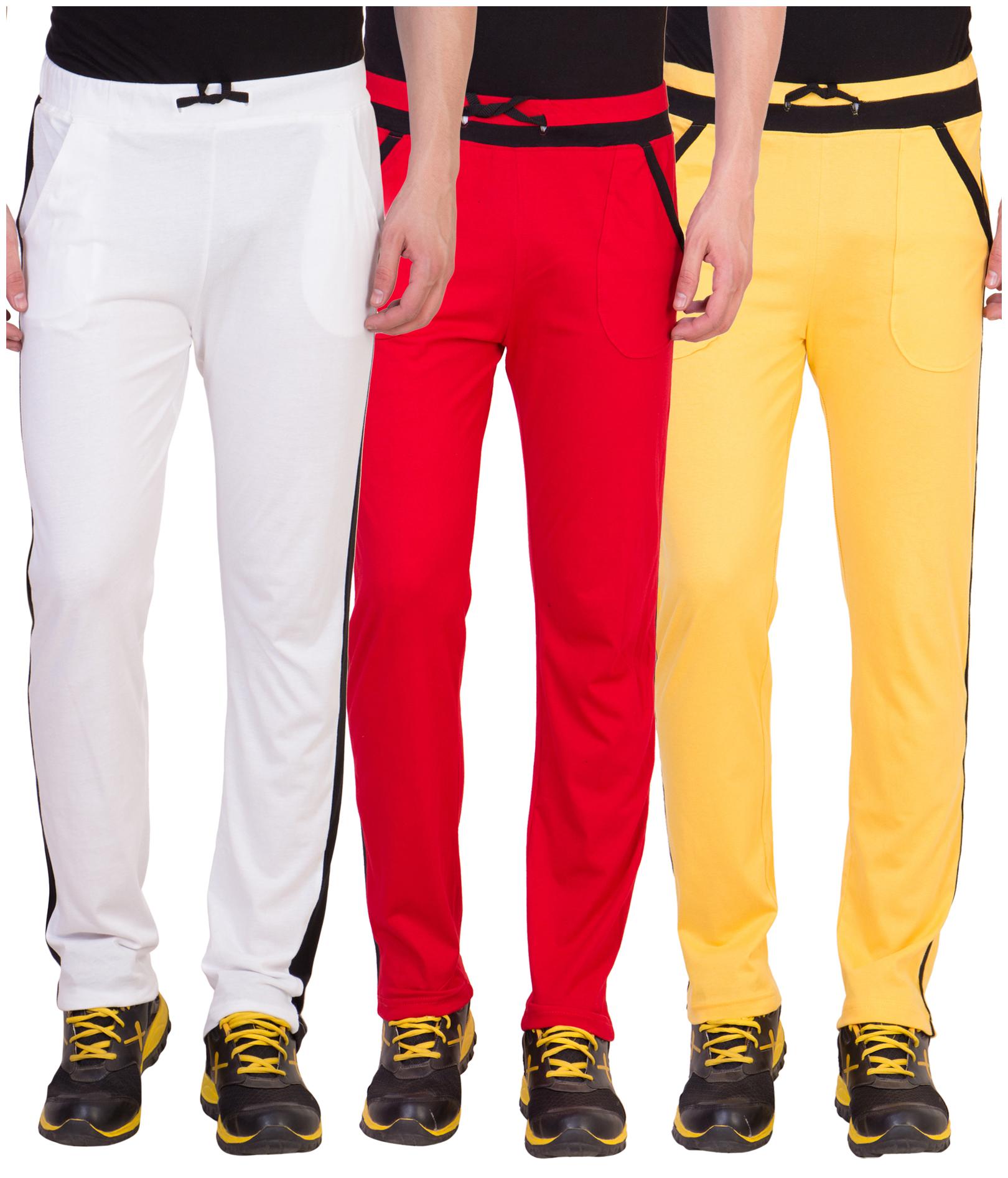 

Kissero Cotton Track Pants For Men Multi Color