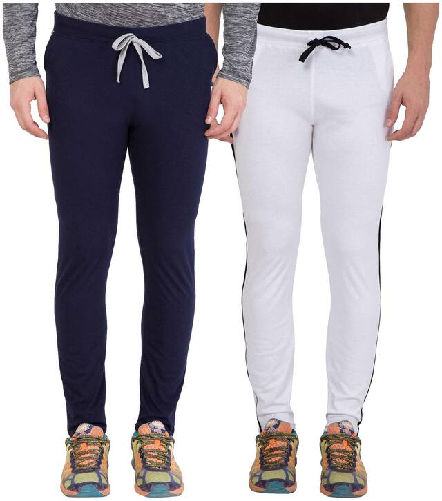 KISSERO Men Multi Solid Slim fit Track pants