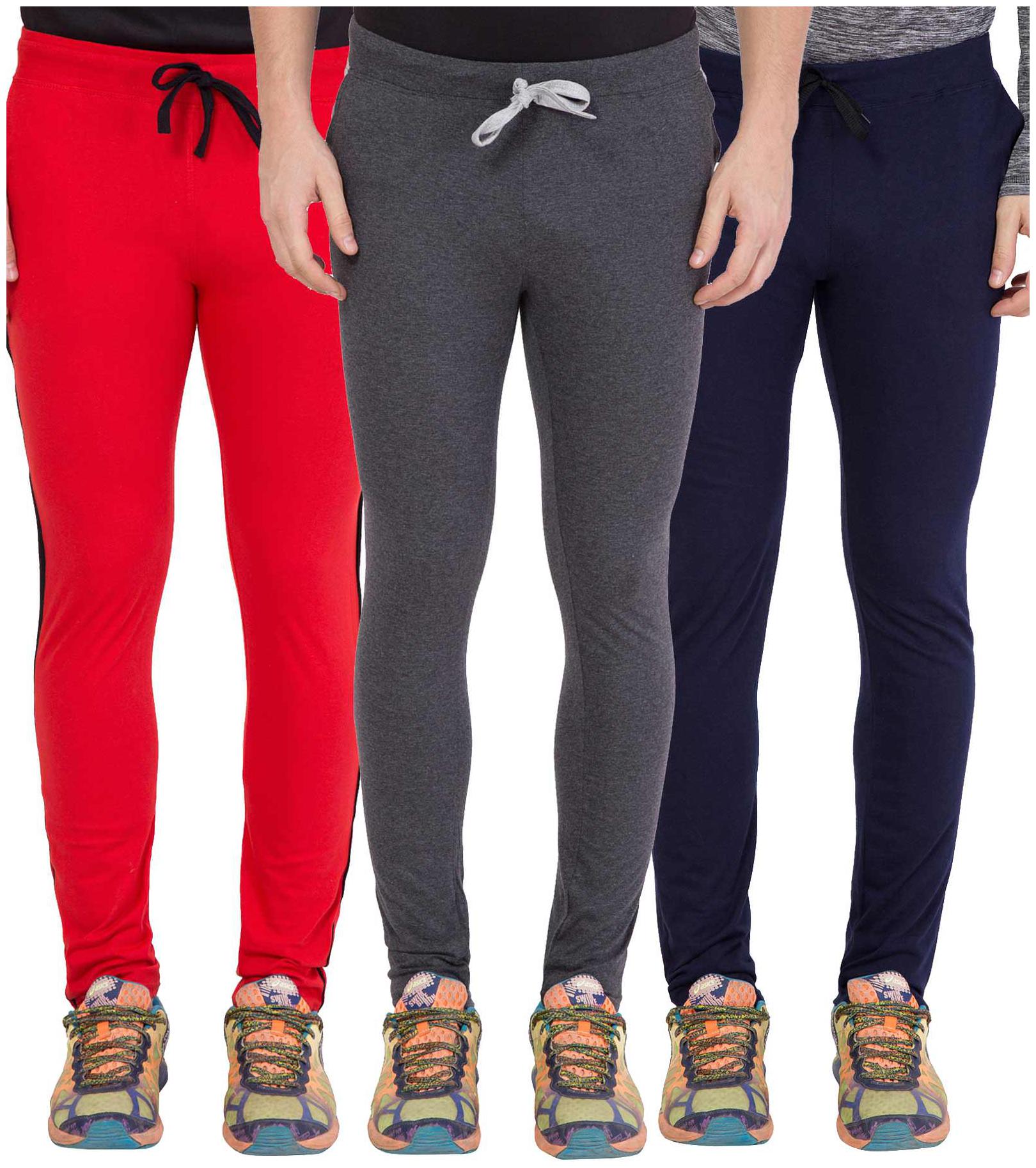 

KISSERO Men Multi Solid Regular fit Track pants