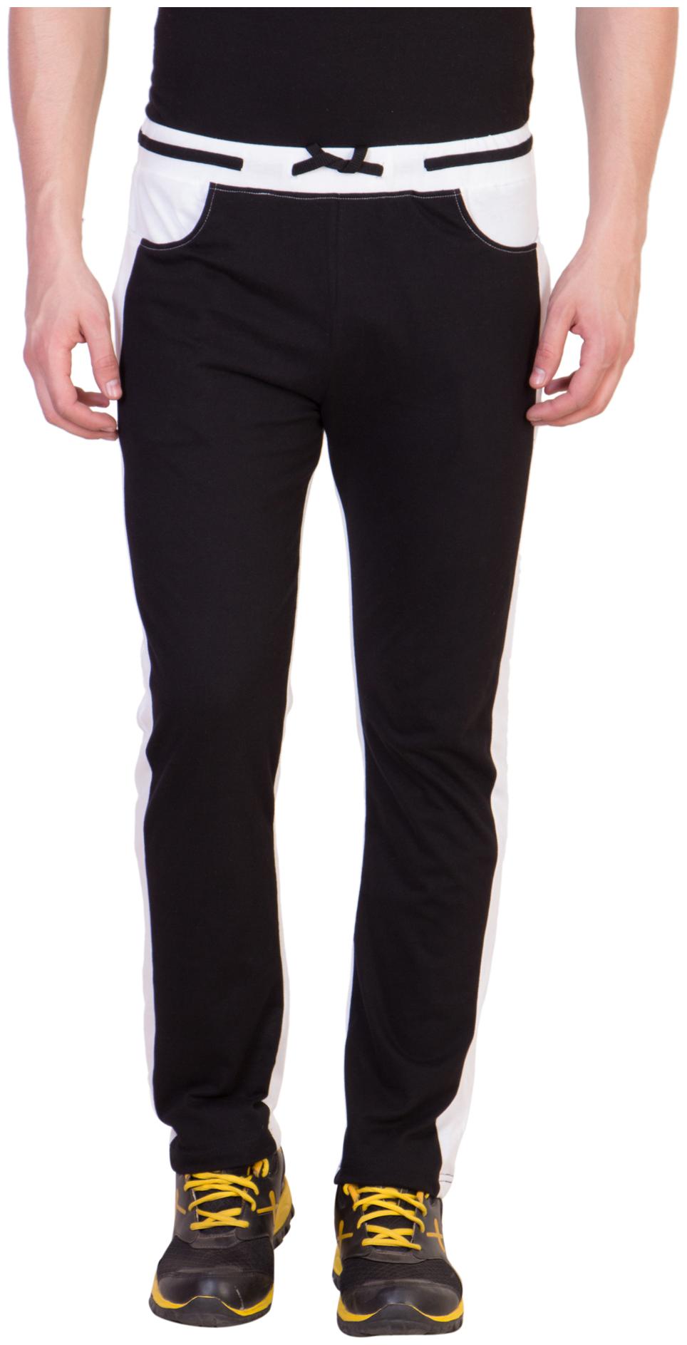 

Kissero Cotton Track Pants For Men Black Color