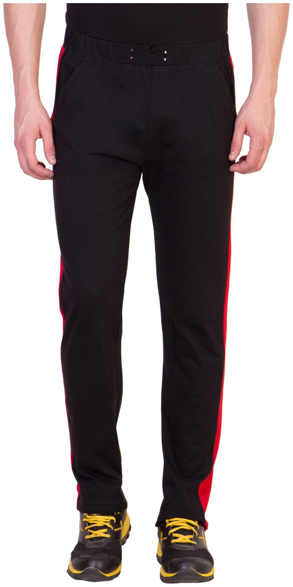 

Kissero Cotton Track Pants For Men Black Color