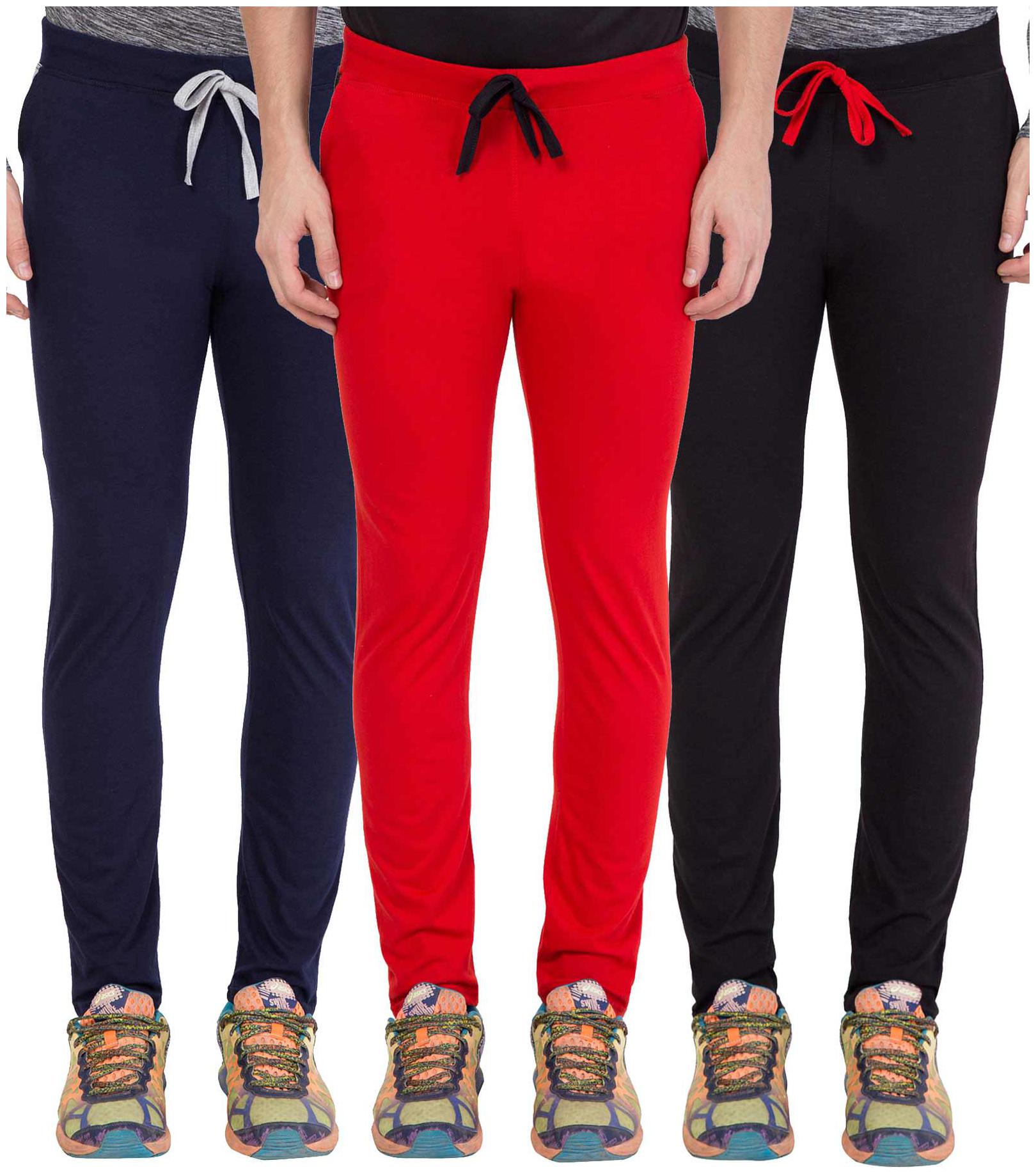 

KISSERO Men Multi Solid Regular fit Track pants