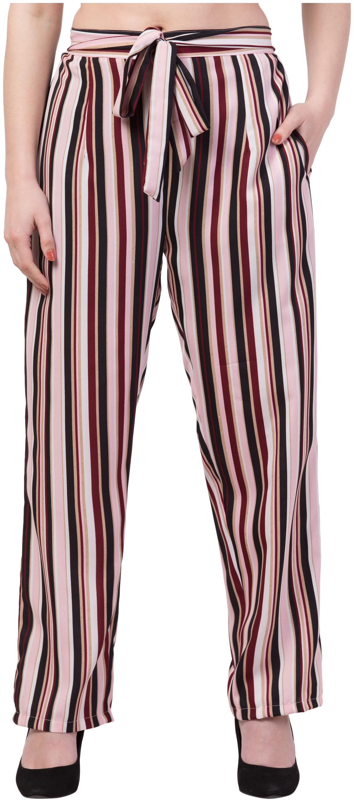 

KISSERO Multi Striped Straight Palazzo