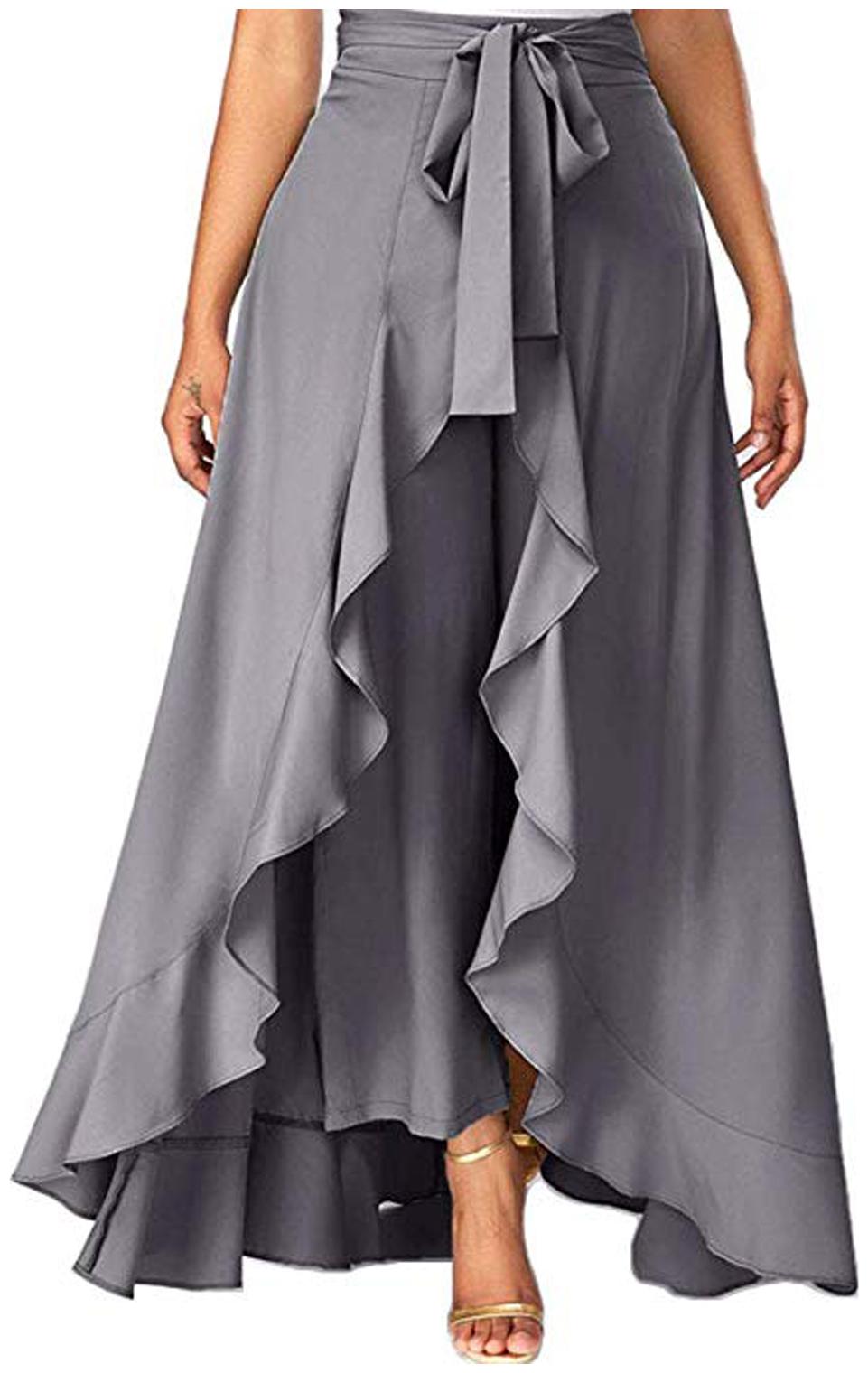 

Kissero Crepe Palazzo for Women - Grey