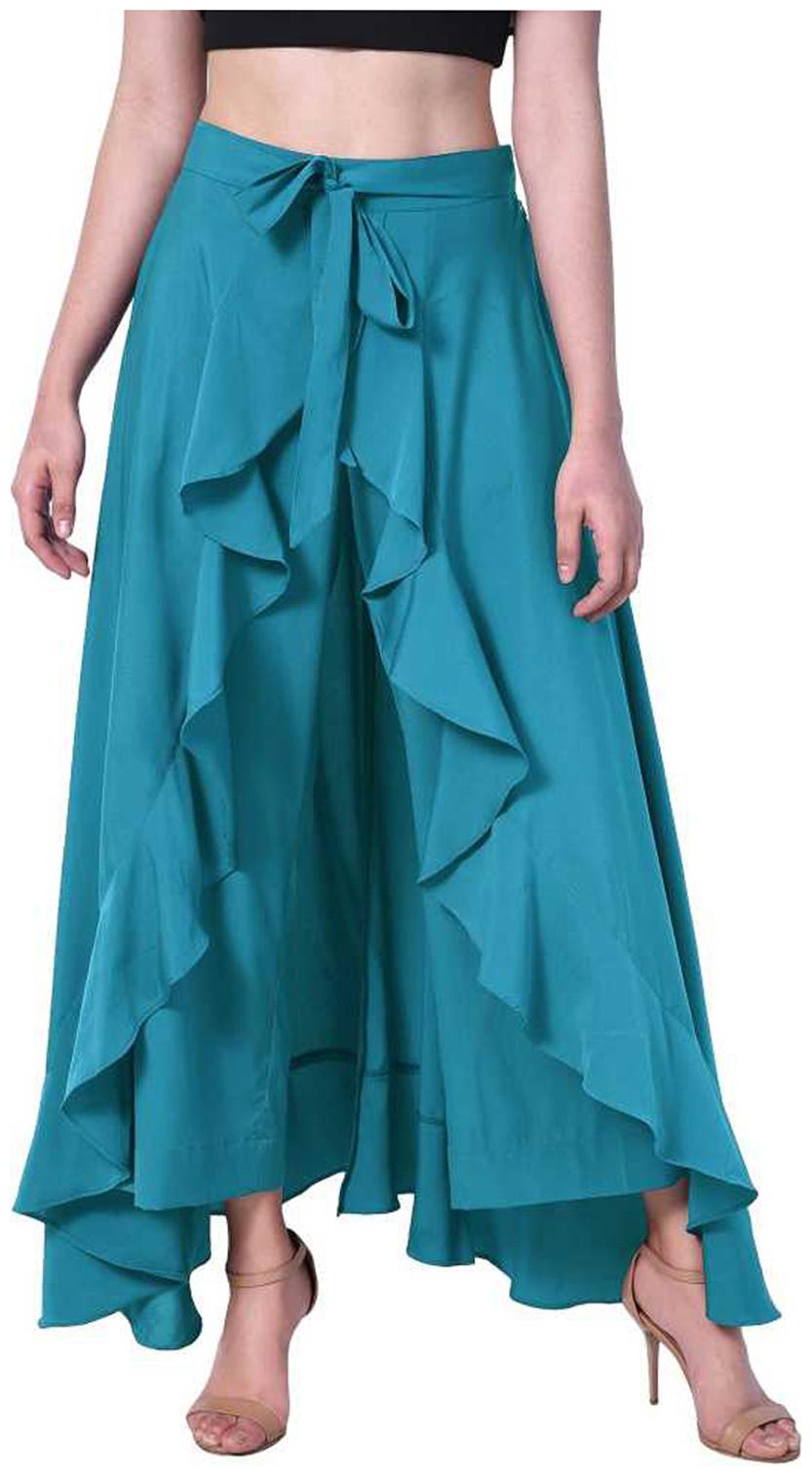 

Kissero Crepe Palazzo for Women - Turquoise