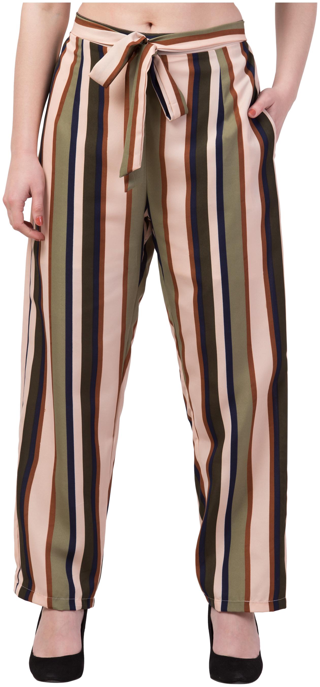 

KISSERO Multi Striped Straight Palazzo