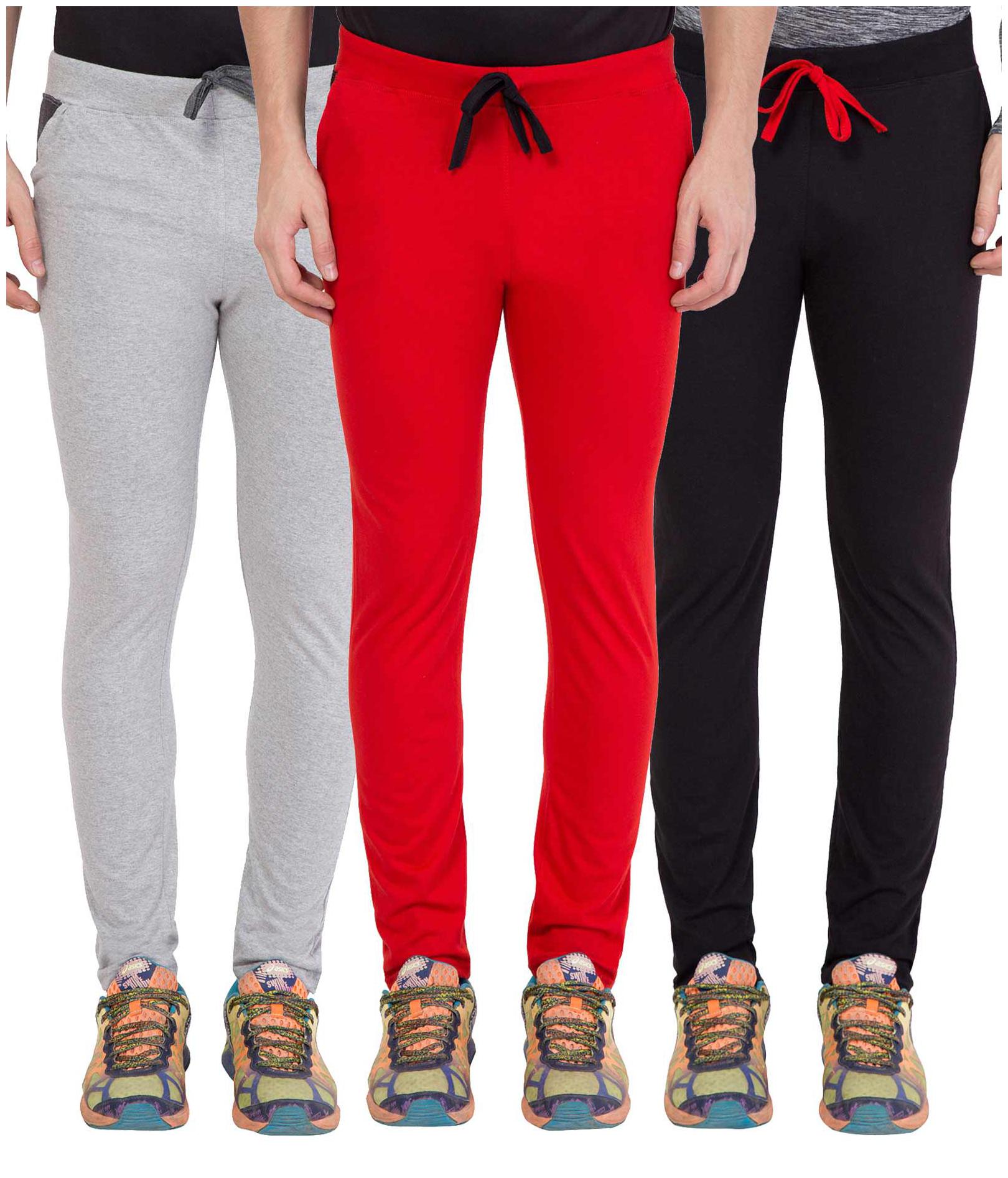 

KISSERO Men Multi Solid Regular fit Track pants