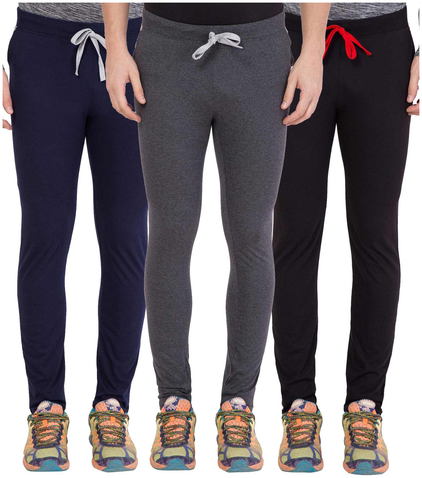 

KISSERO Men Multi Solid Regular fit Track pants