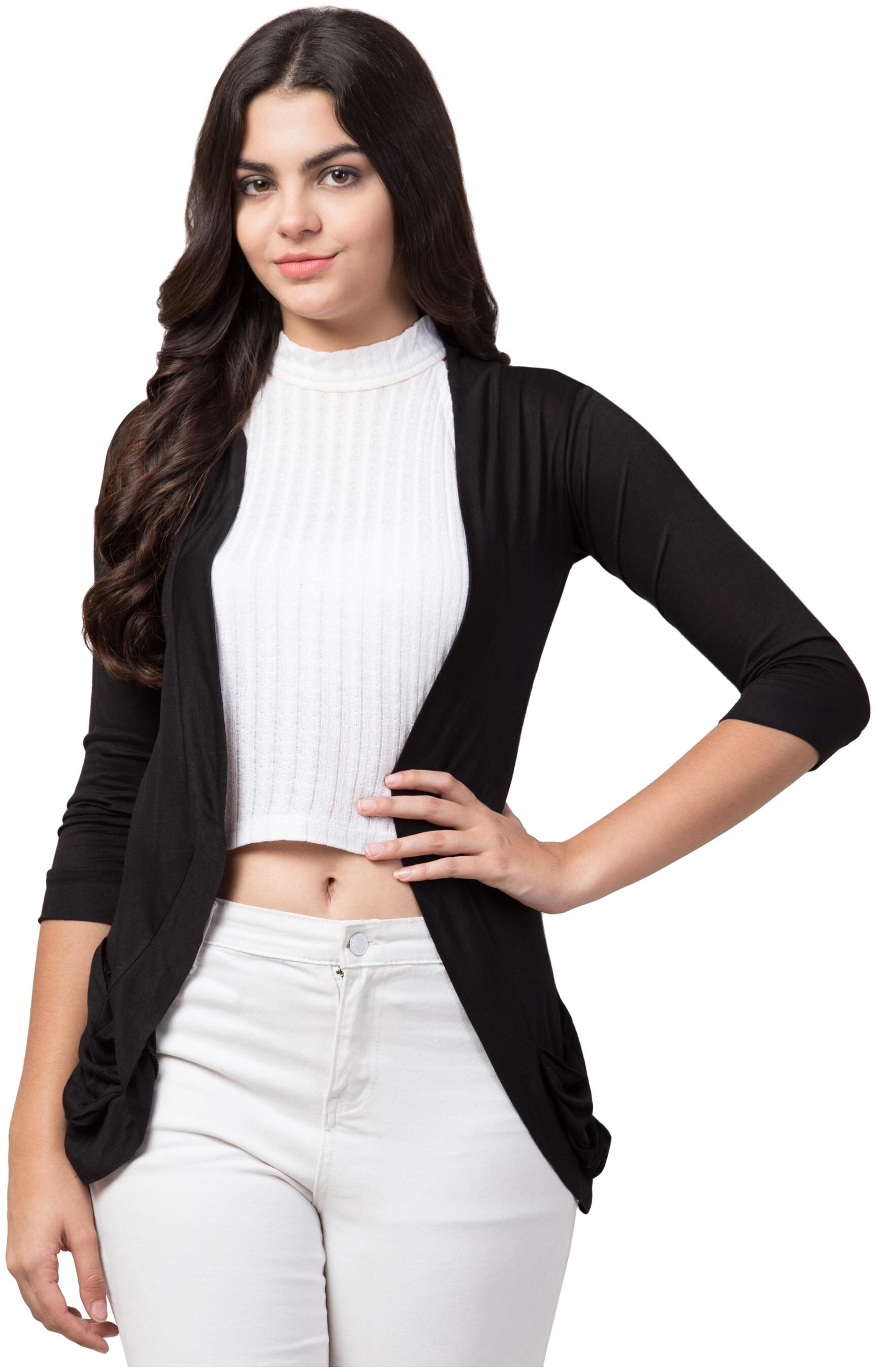 

KISSERO Women Shrug - Black