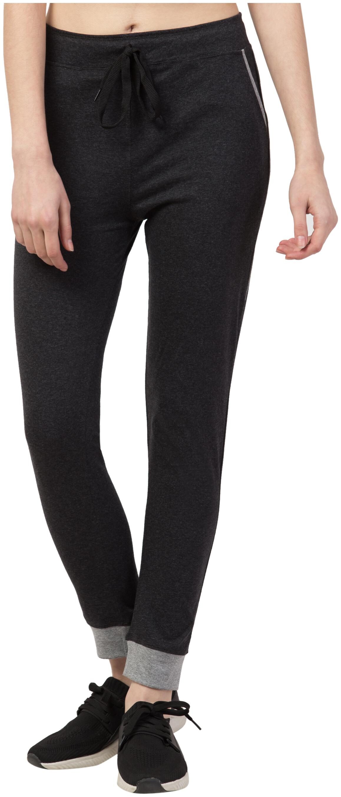 

KISSERO Women Cotton Solid Joggers Grey