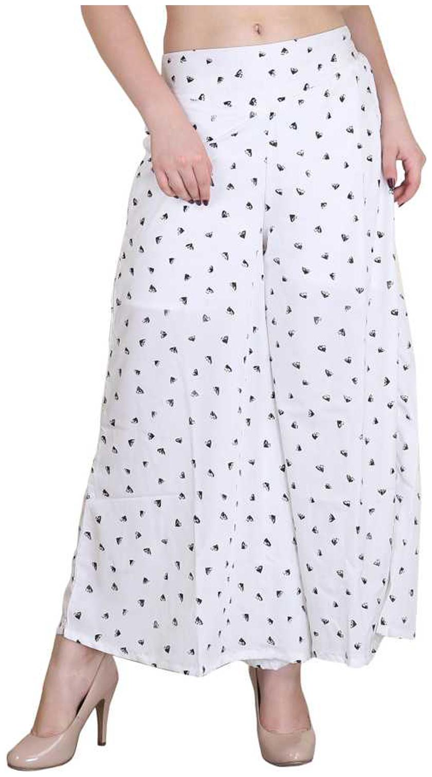 

KISSERO Women White Regular fit Regular trousers