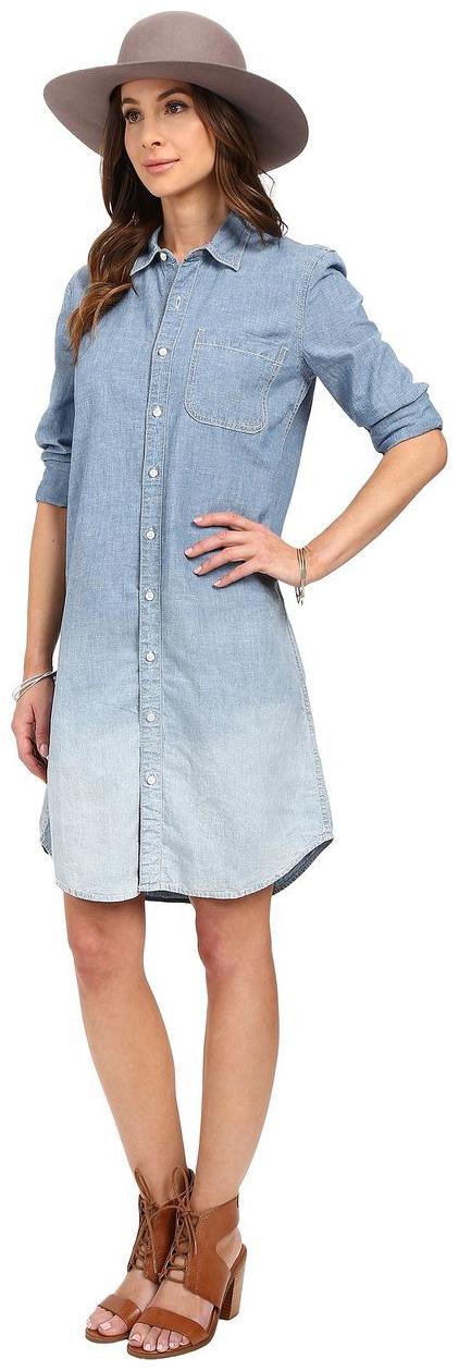 

Chrome Coral Heavy Denim Dress for Ulitame Look