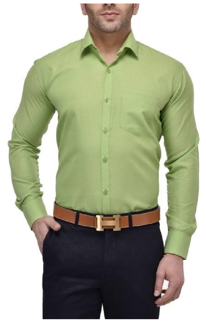 

Chrome Coral Men Regular fit Formal Shirt - Green